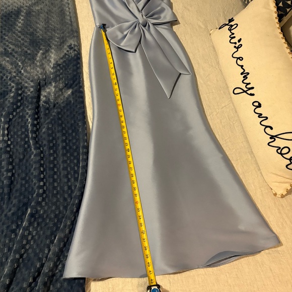 Badgley Mischka Strapless Blue Dress - Picture 10 of 11